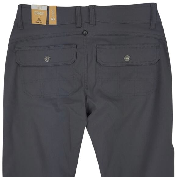 Prana Halle Convertible Pants Tall Inseam Coal - Picture 10 of 14